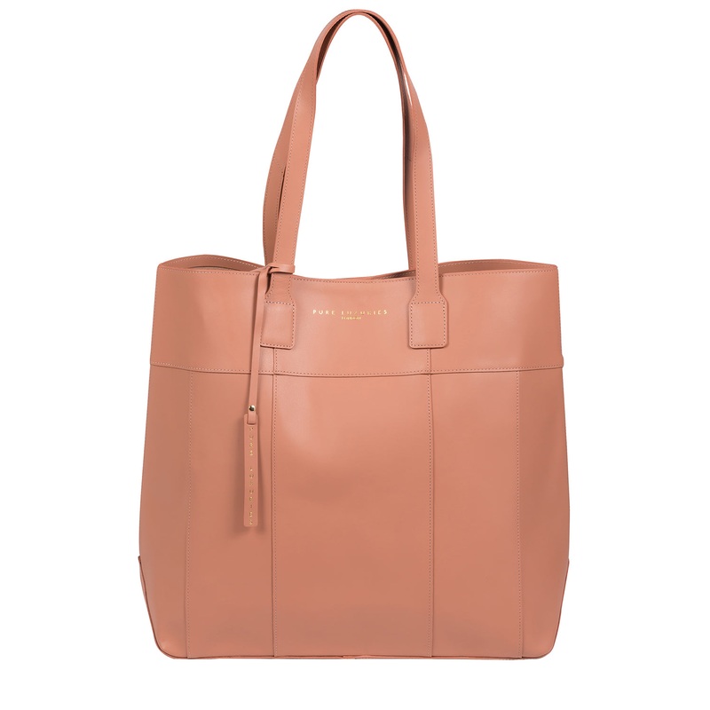 'Pembury' Misty Rose Vegetable-Tanned Leather Extra-Large Shopper Bag