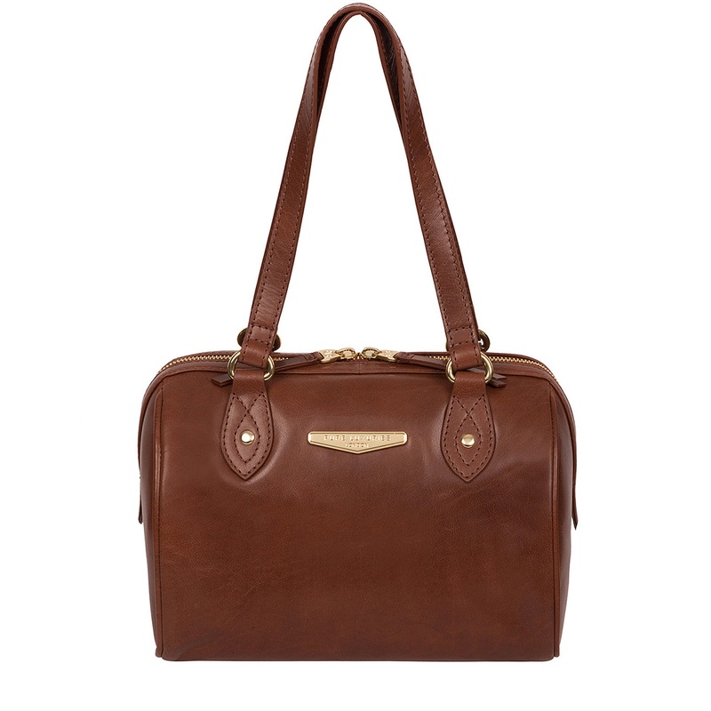 'Verity' Italian Tan Vegetable-Tanned Leather Handbag