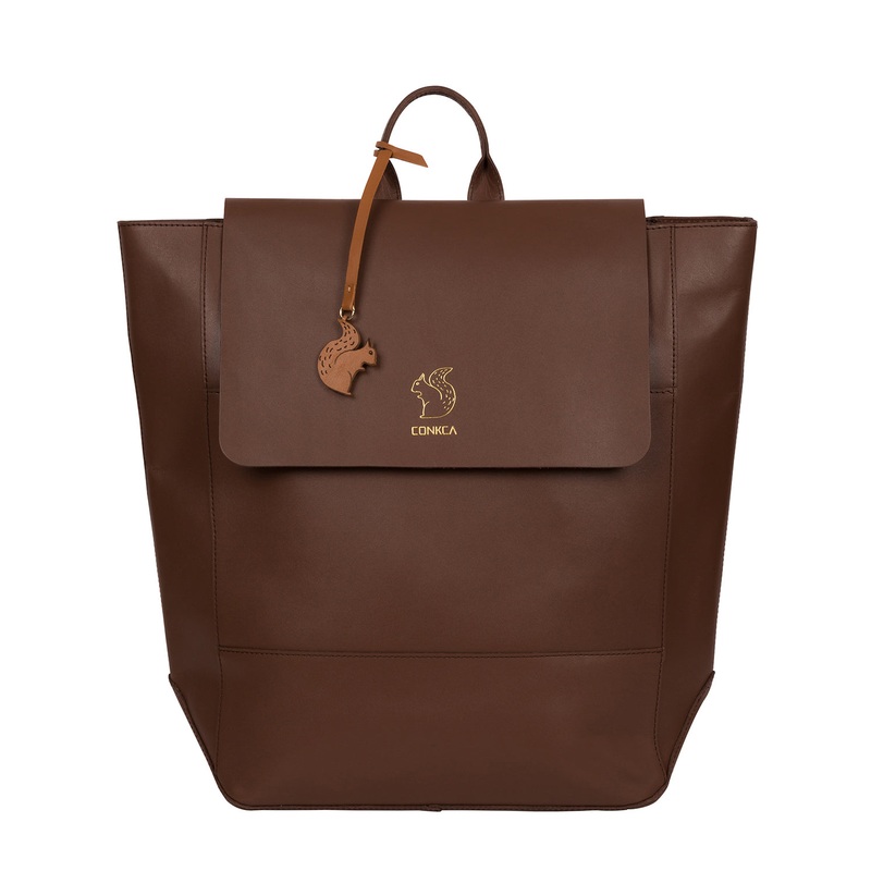 'Butler' Ombr Chestnut Vegetable-Tanned Leather Backpack