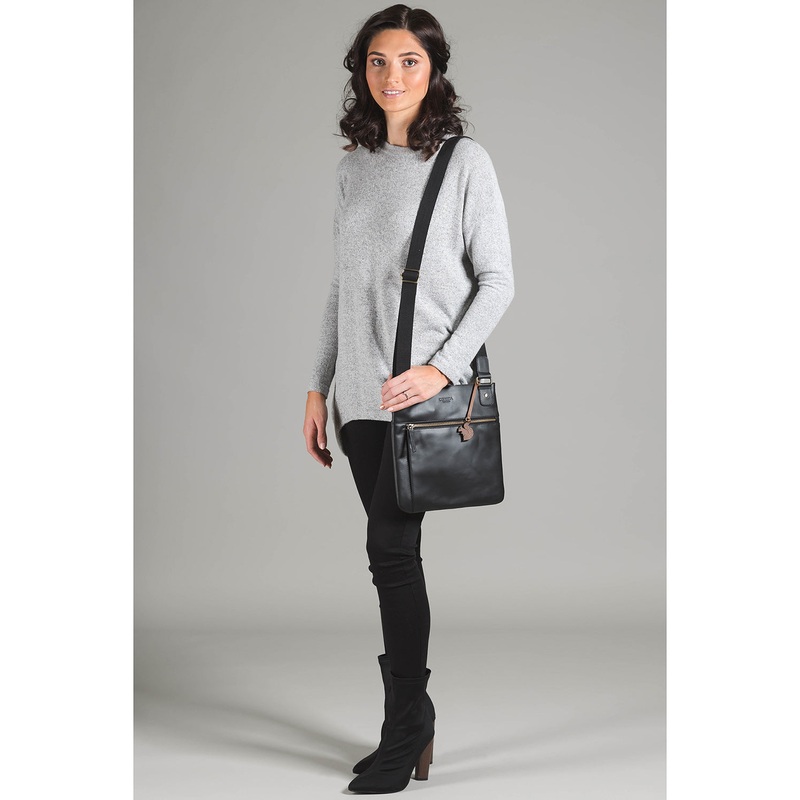 'Eden' Black Handcrafted Leather Bag