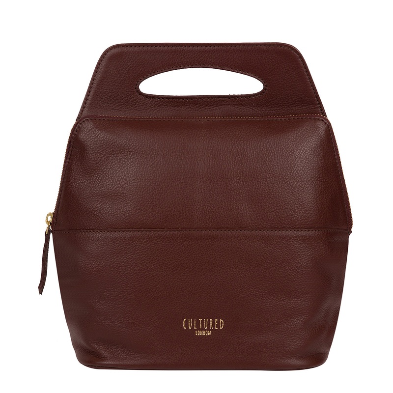 'Finsbury' Rich Chestnut Leather Backpack