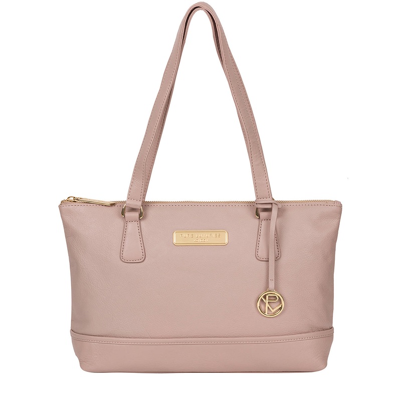 'Keira' Blush Pink  Leather Handbag