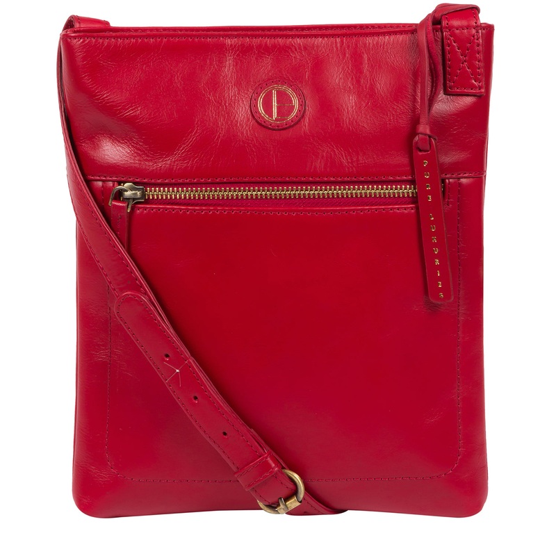 'Knook' Vintage Red Leather Cross Body Bag