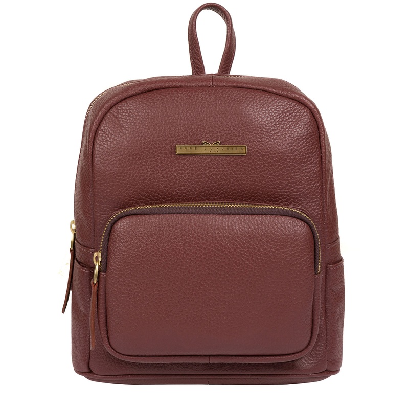 'Lois' Port Leather Backpack