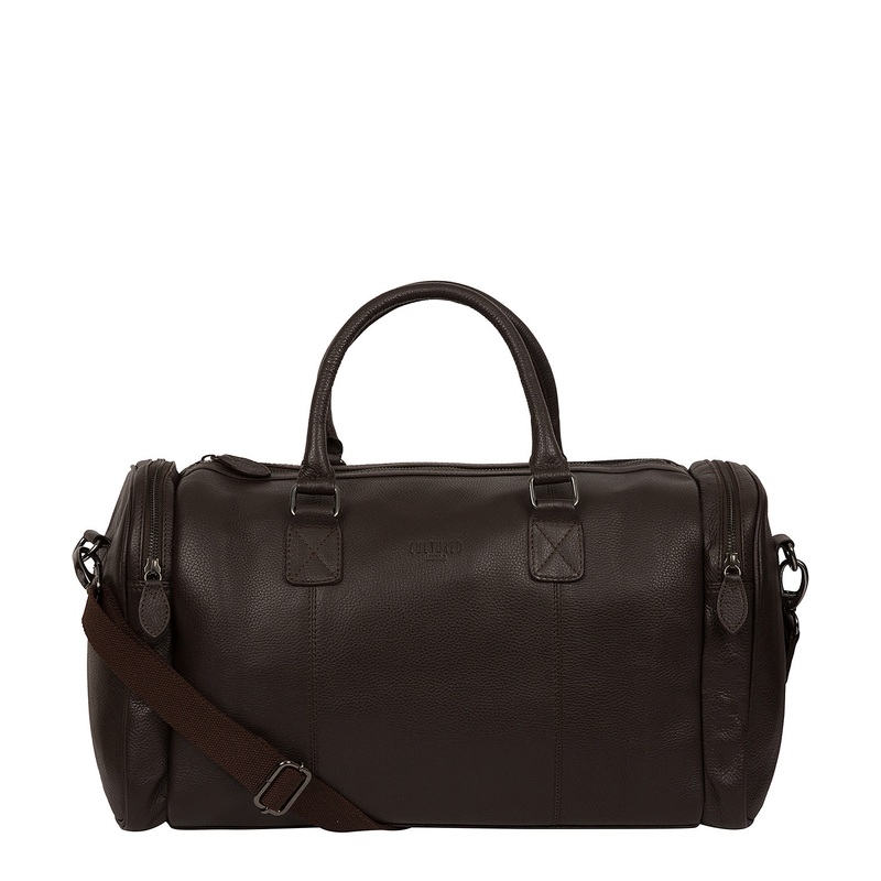 'Ocean' Brown Leather Holdall