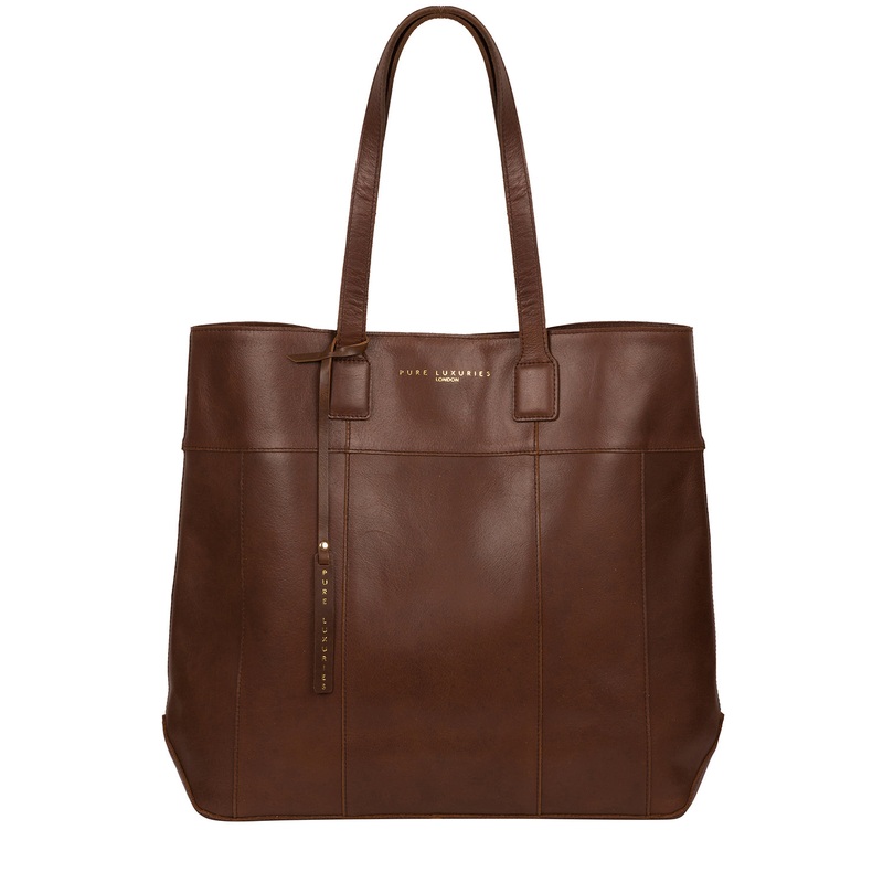 'Pembury' Ombr Chestnut Vegetable-Tanned Leather Extra-Large Shopper Bag