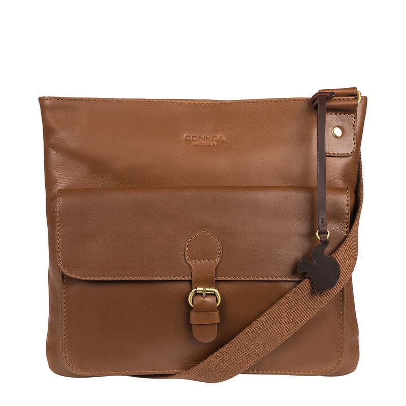'Sudbury' Vintage Chestnut Handcrafted Leather Bag