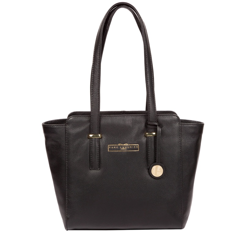 'Blakeley' Black Leather Handbag