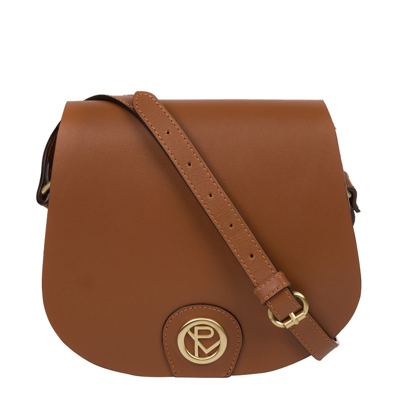 'Coniston' Tan Leather Cross Body Bag