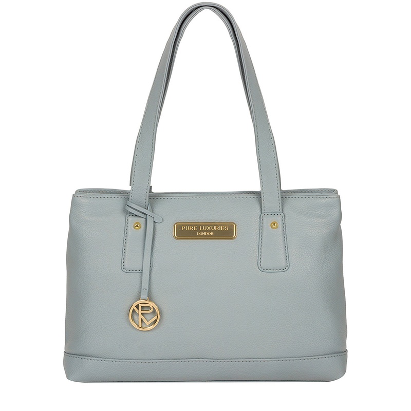 'Kate' Cashmere Blue Leather Handbag