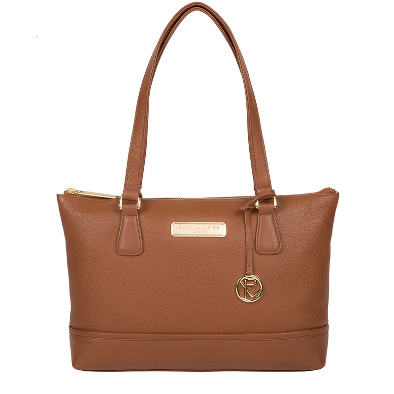 'Keira' Tan Leather Handbag