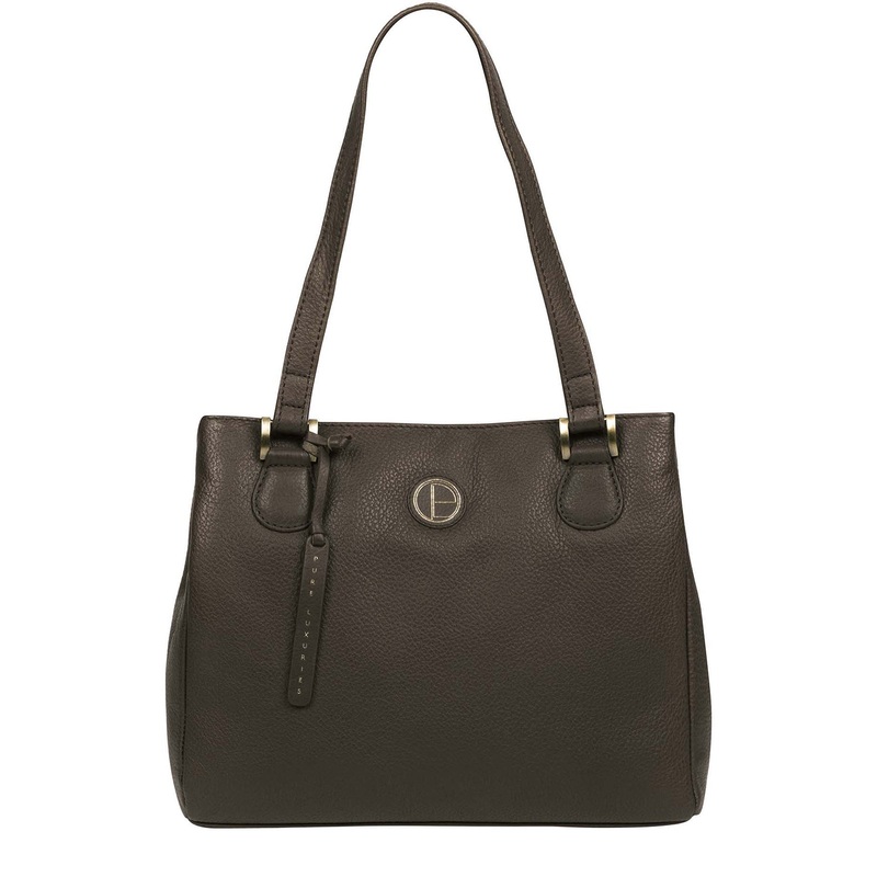 'Milana' Olive Leather Handbag