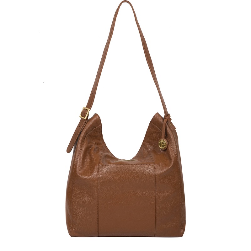 'Rachael' Tan Leather Shoulder Bag