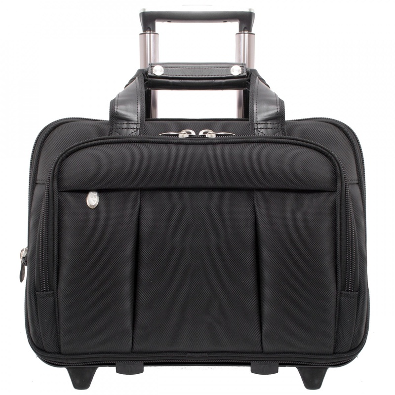 Damen 17" Nylon Wheeled Laptop Briefcase
