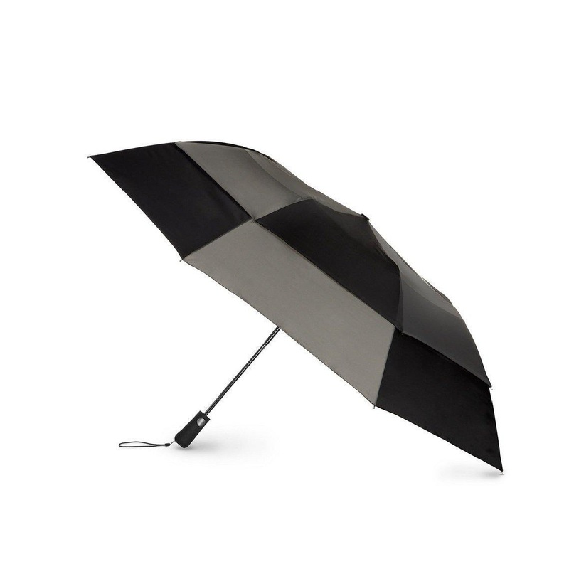 Port Golf Sized Vented Canopy Automatic Compact Umbrella
