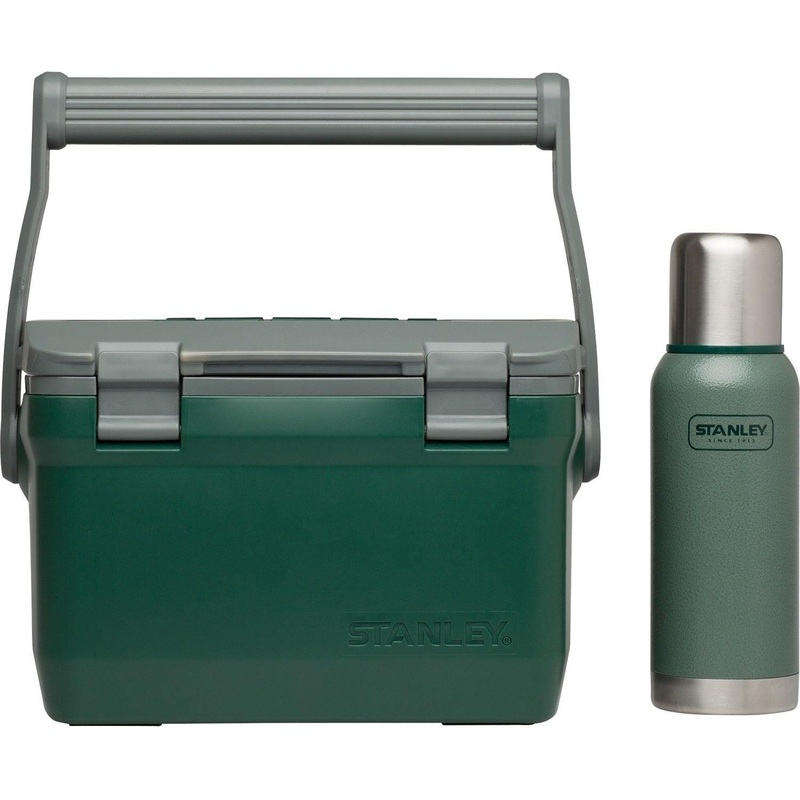 Adventure Cooler 7QT + Vacuum Bottle 25oz Combo Hammertone