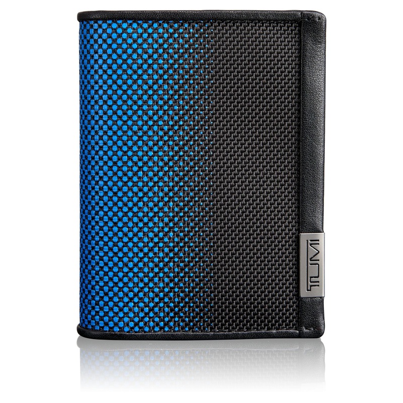 Alpha SLGS Men's Gusseted Card Case With ID Dot Ombre