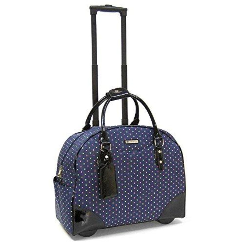 Debbie Dot 15" Laptop Bag On Wheels Briefcase