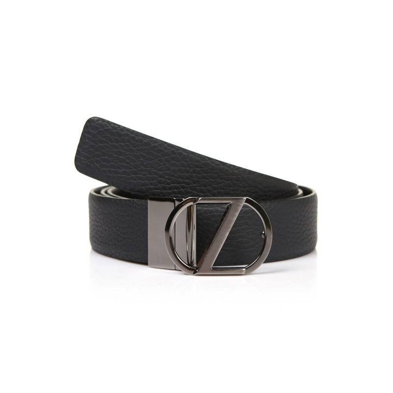 Z Men's Pebbled Leather Reversible Belt