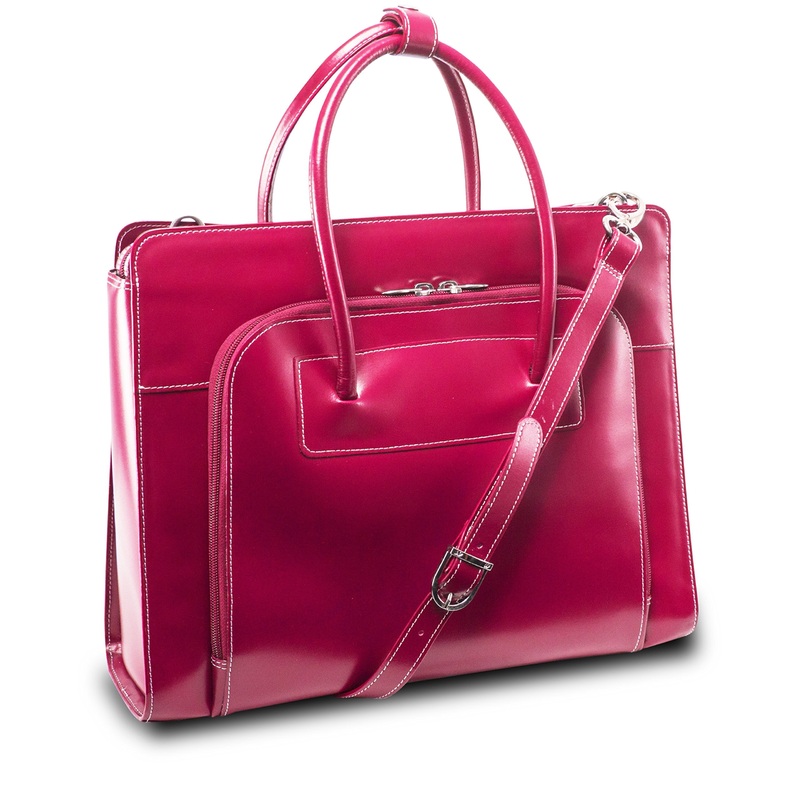 McKlein W Series Lake Forest 15" Leather Ladies' Laptop Briefcase