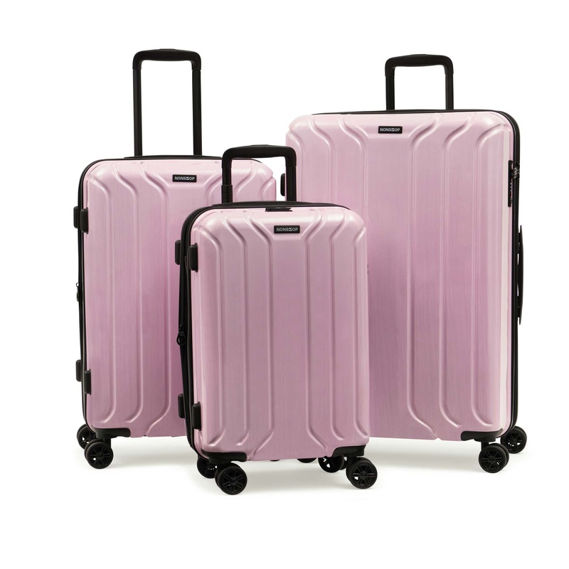 New York Elite Lightweight Expandable 3 Piece spinner (20/24/28) set with 3 packing cubes