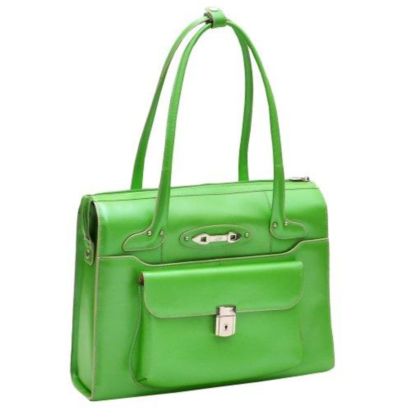 Wenonah 15.4" Leather Ladies' Laptop Briefcase