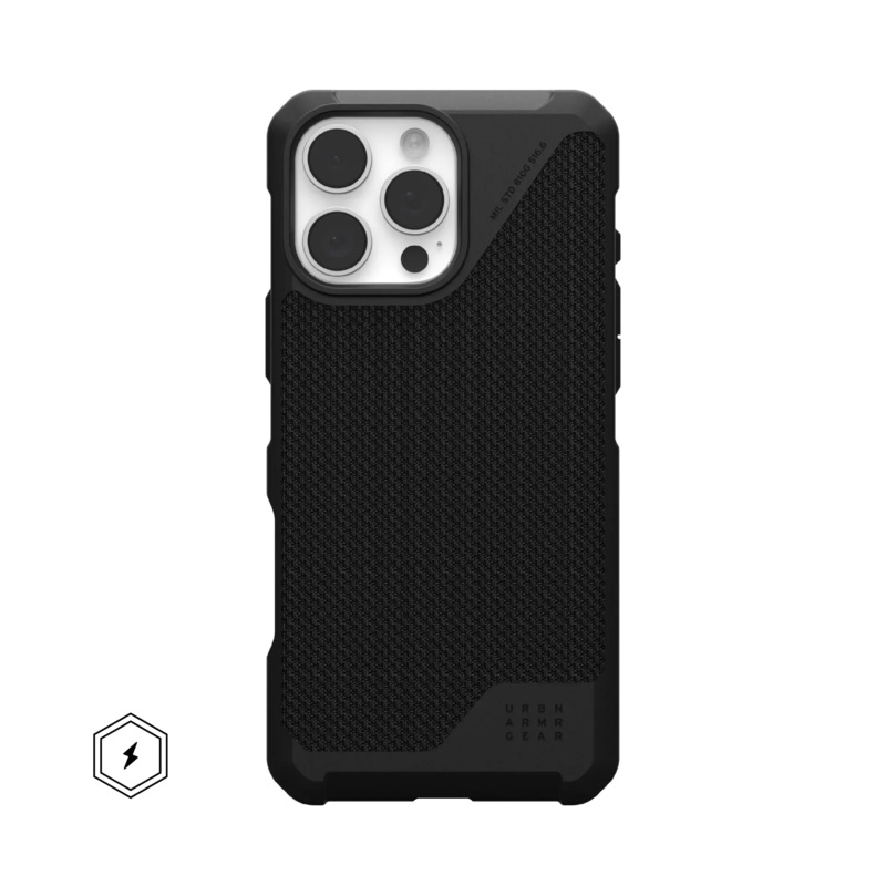 UAG iPhone 16 series Metropolis LT Case - Kevlar Black