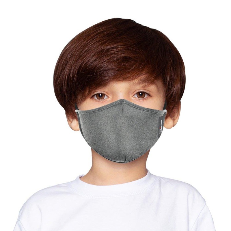 (Markdown) Resonance +NRG Washable 3-Ply Mask 2 Sizes - Grey