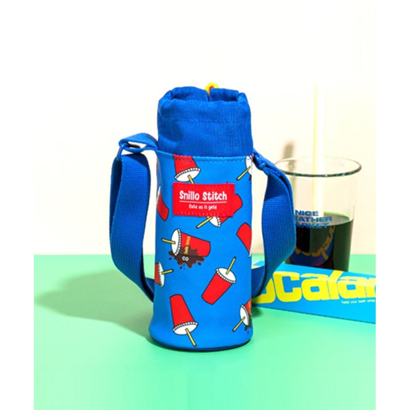 SNILLO STITCH Tumbler Pouch Coke - Blue