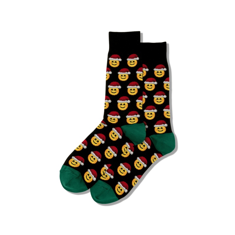 Men's Christmas Emoji Socks