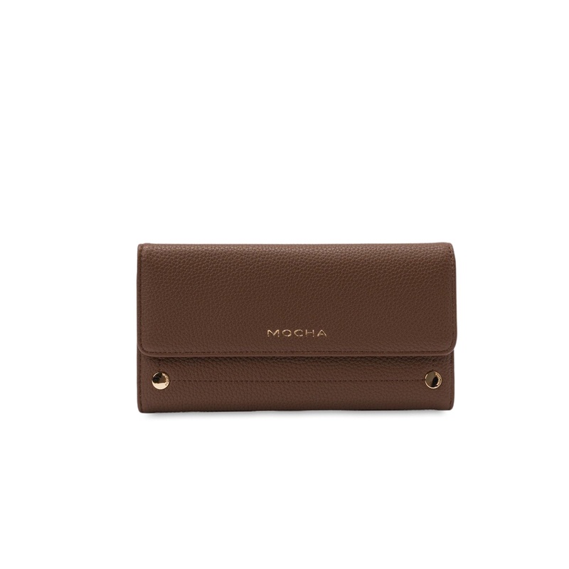 Mocha Sienna Long Wallet- Choc