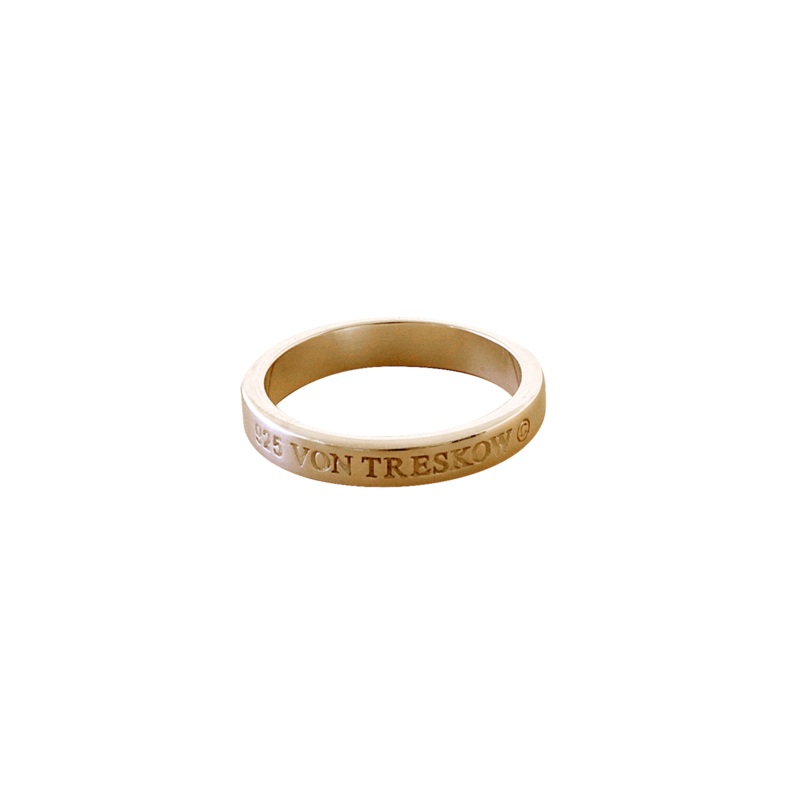 Von Treskow Enscribed VT Ring - Gold