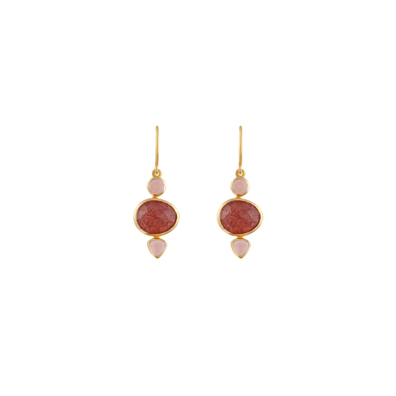 Bianc Tangeld Earrings - Gold