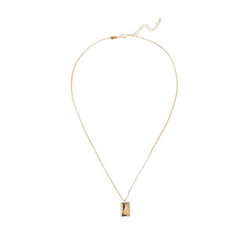 Elly Lou June Flower Necklace- Gold