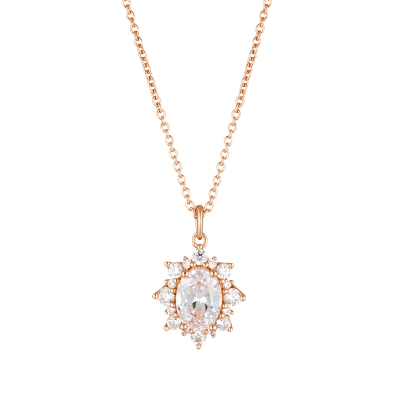 Georgini Iconic Bridal Eloise Pendant - Rose Gold