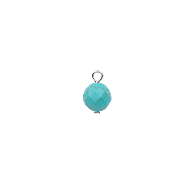Isadora Aurelia 8mm Bead Charm - Turquoise