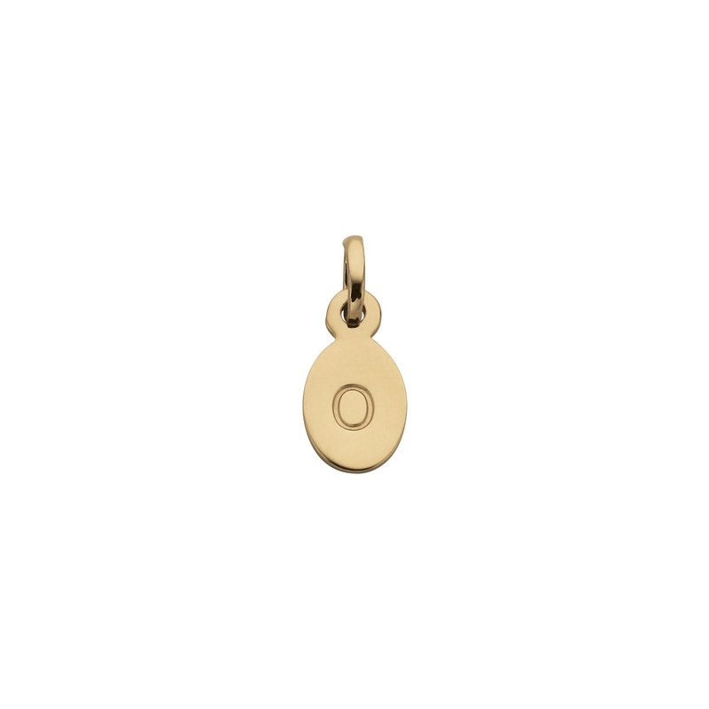Kirstin Ash Initial Charm w/ 18K Gold Vermeil - O