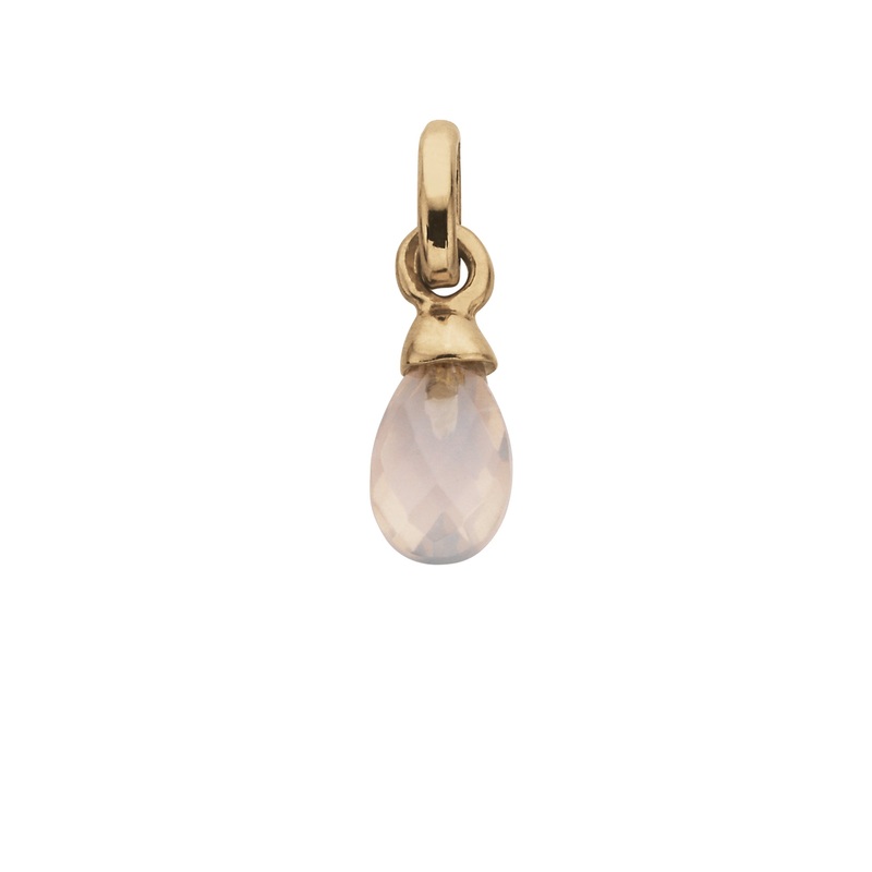 Kirstin Ash Rose Quartz Gemstone- Gold
