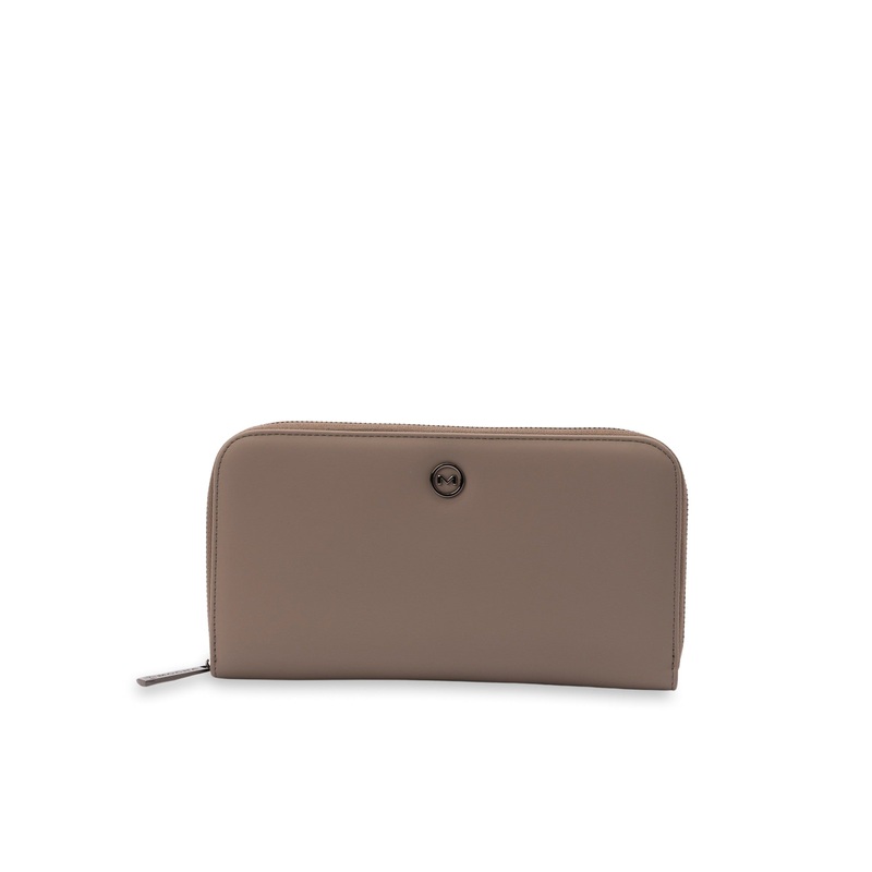 Mocha Oakley Travel Wallet- Taupe