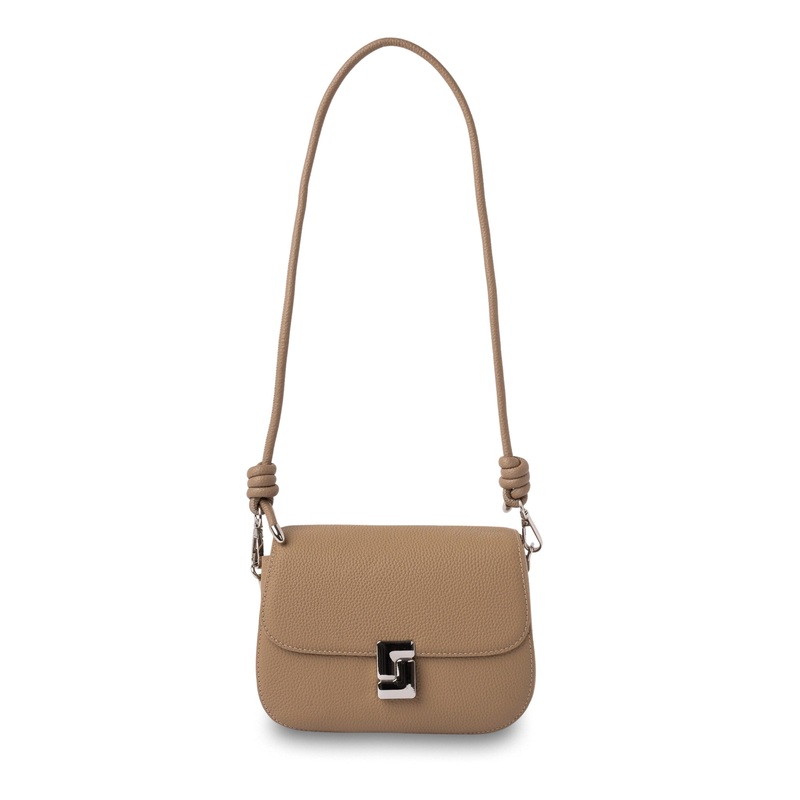 Mocha Sonya Leather Crossbody Bag - Tan