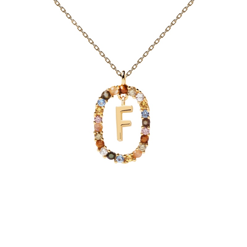 PDPAOLA Letter Necklace - F