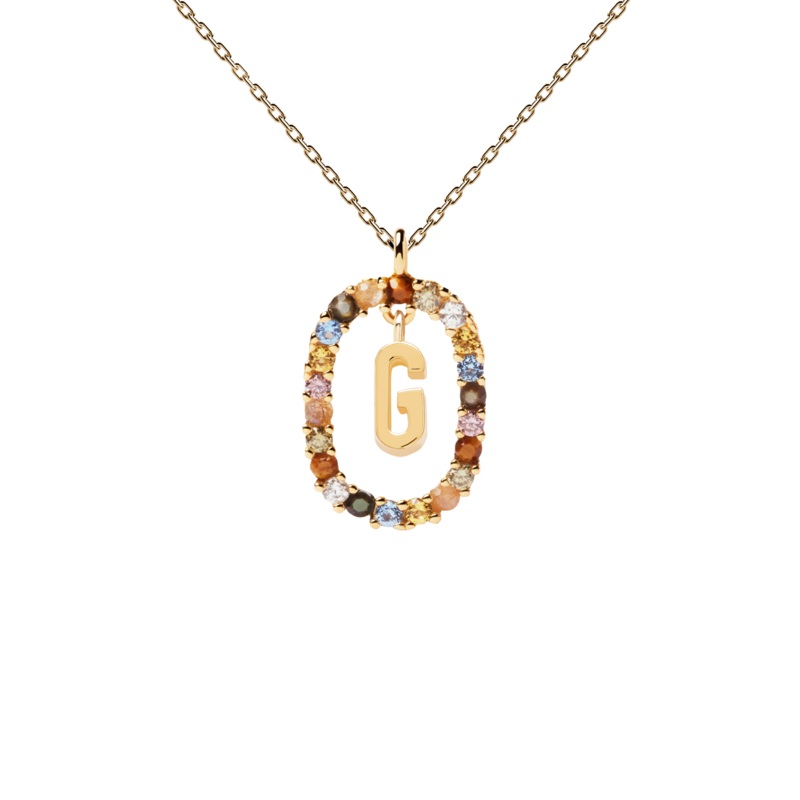 PDPAOLA Letter Necklace - G