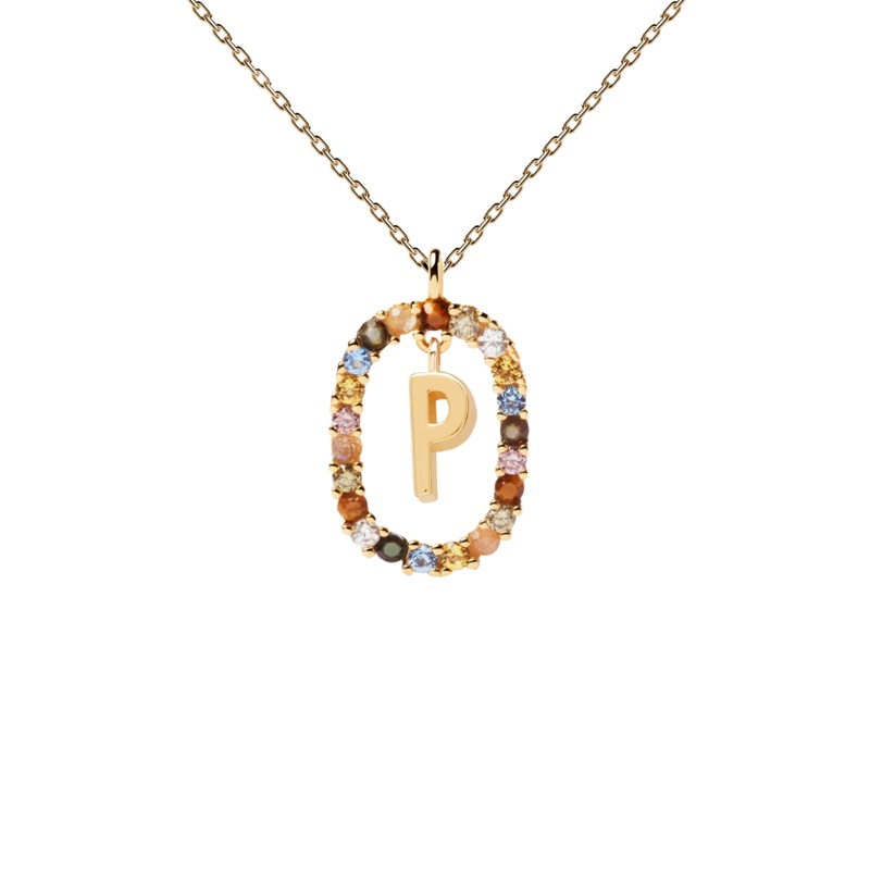 PDPAOLA Letter Necklace - P