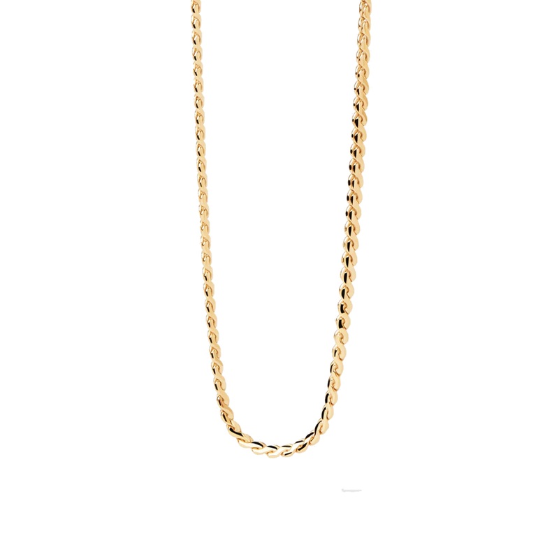 PDPAOLA Serpentine Chain Necklace - Gold