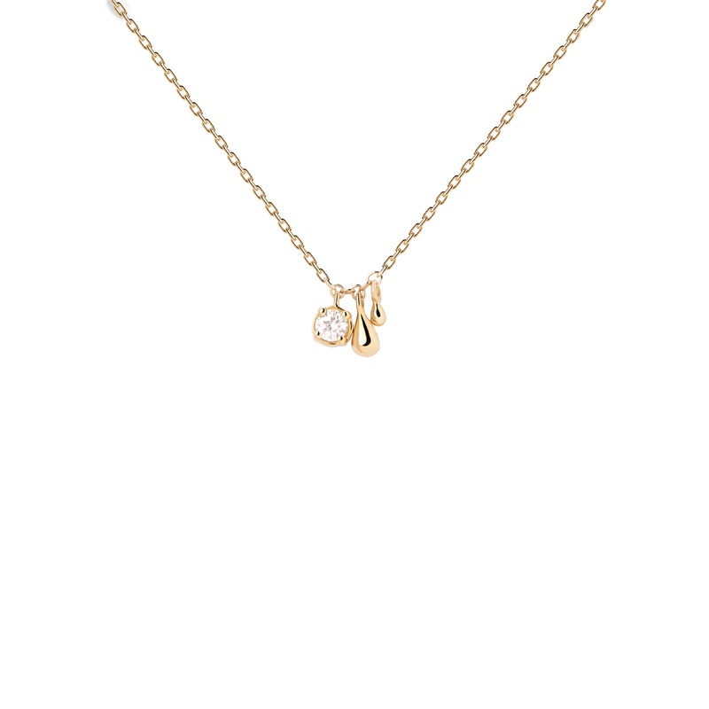 PDPAOLA Water Necklace- Gold