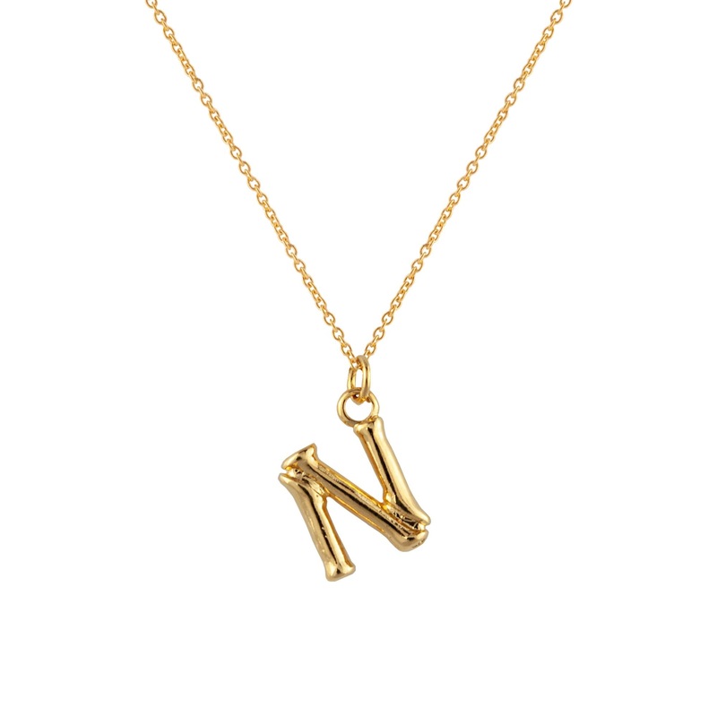Zahar Initial Necklace - N