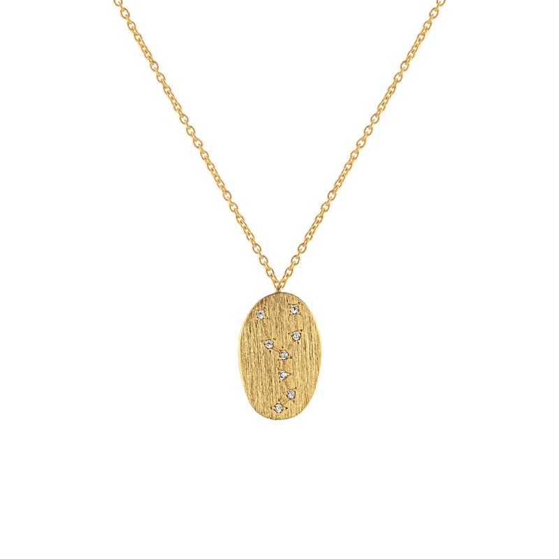 Zahar Zodiac Necklace - Taurus