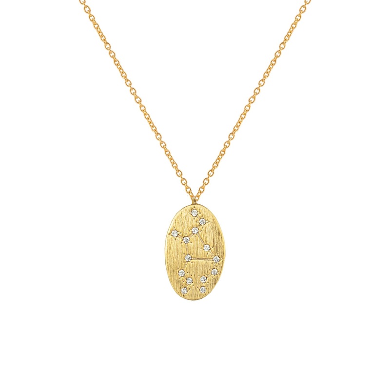 Zahar Zodiac Necklace - Virgo