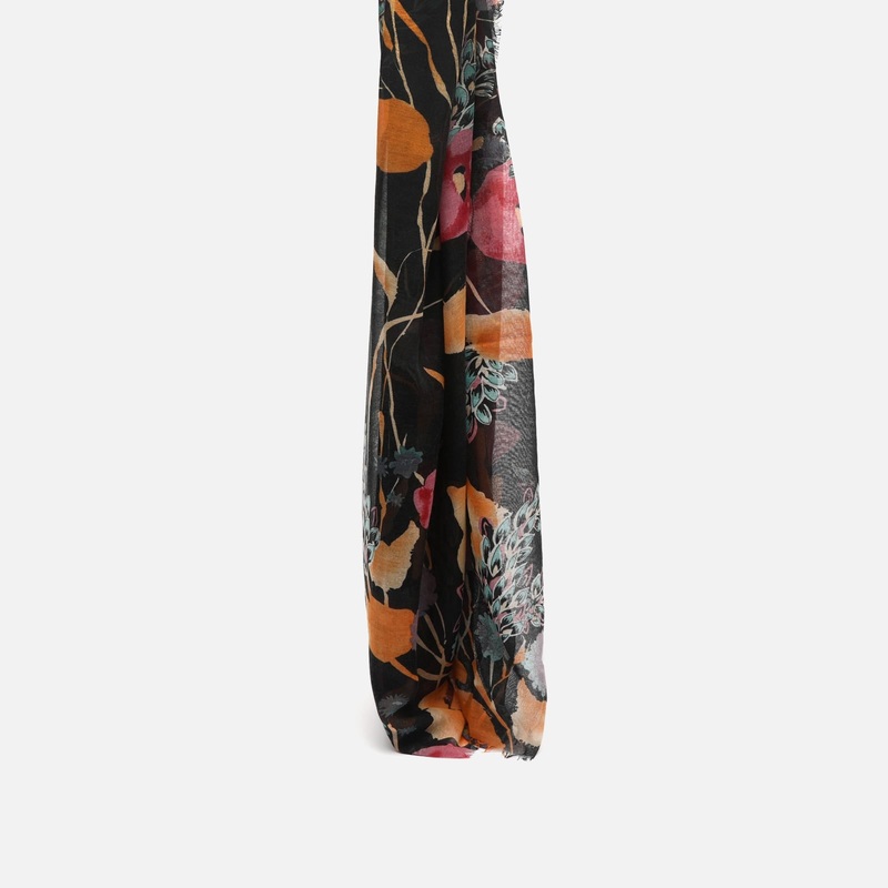 Atlas fular estampado