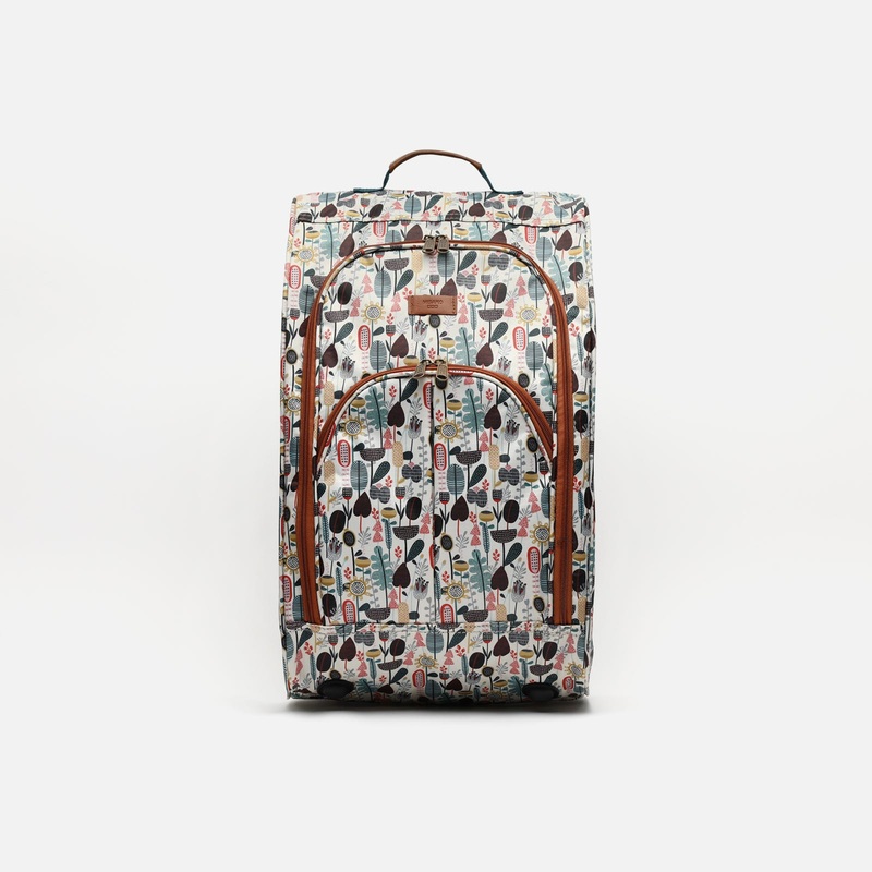 Bosque maleta pequea plegable con estampado